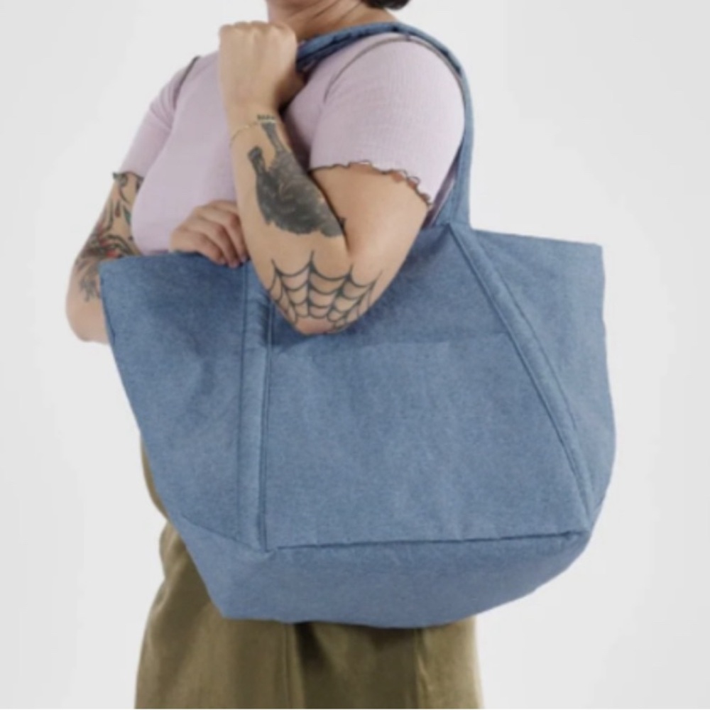 🌟EUC Baggu digital denim cloud tote